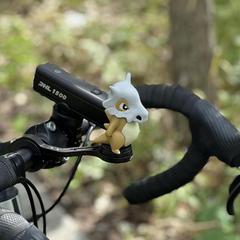 卡拉卡拉自行车码表架装饰玩偶山地车配件公路车破风挂件固定可爱