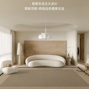 可擦免洗法式 地毯客厅2024新款 简约轻奢高级沙发茶几家用房间地垫