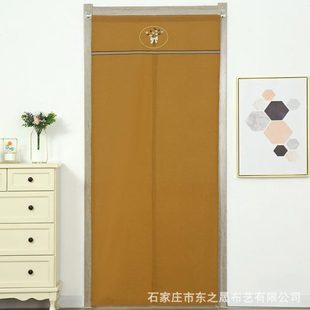 风防冷气隔热家用挡风厨房卧室厕所试衣间 布艺空调门帘帘隔断新款