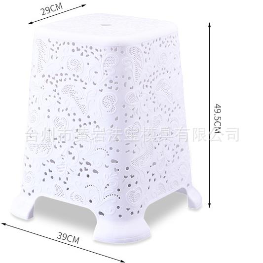 塑料凳子高凳小板凳餐桌凳圆凳浴室塑料模具厂家专业定做
