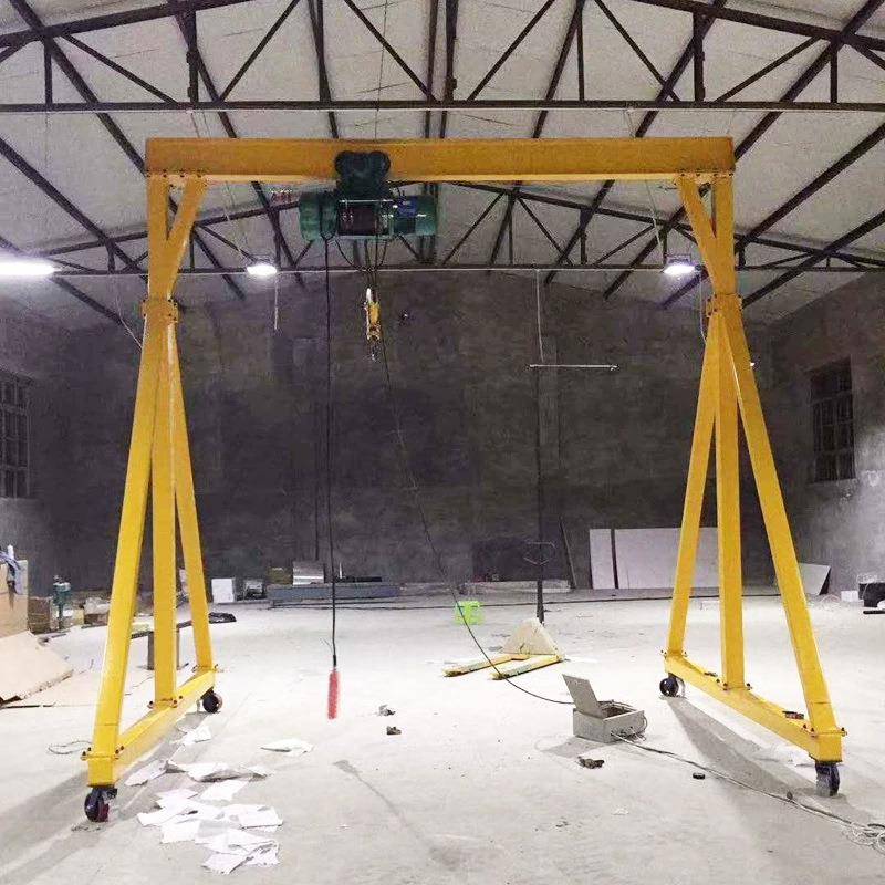 简易拆卸电动万向移动室内起重吊架电动万向龙门架龙门架起重机
