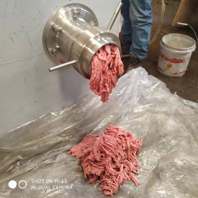 鲜辣椒绞碎机水果蔬菜绞碎机大型自动绞肉机大小可调节