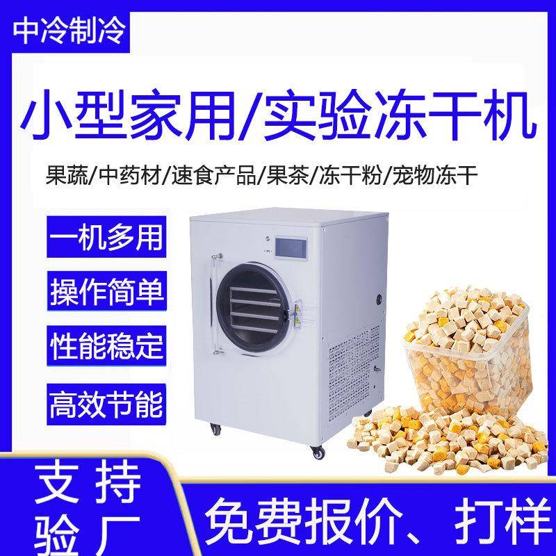 实验型冻干设备小型果蔬真空冷冻干燥机冻干粉宠物食品冻干机家用