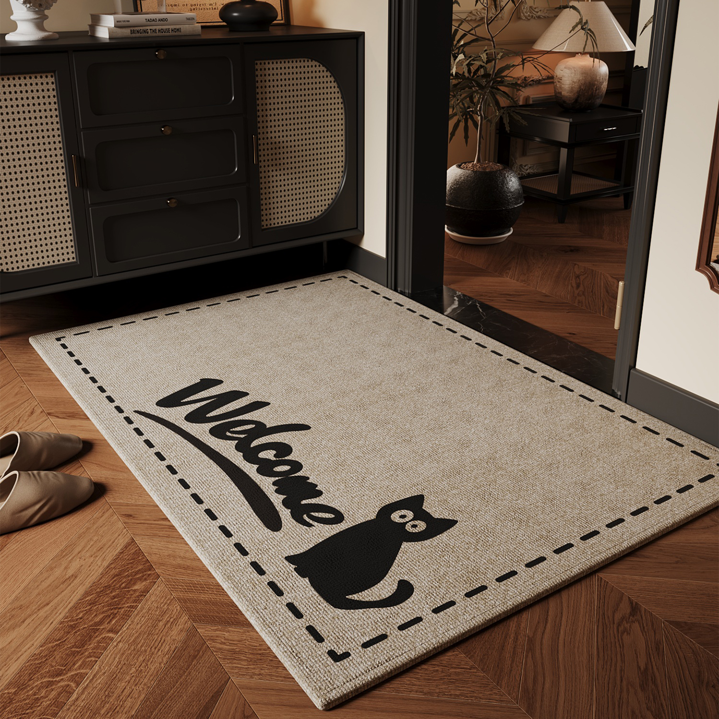 入户门地垫玄关卡通耐脏大门口