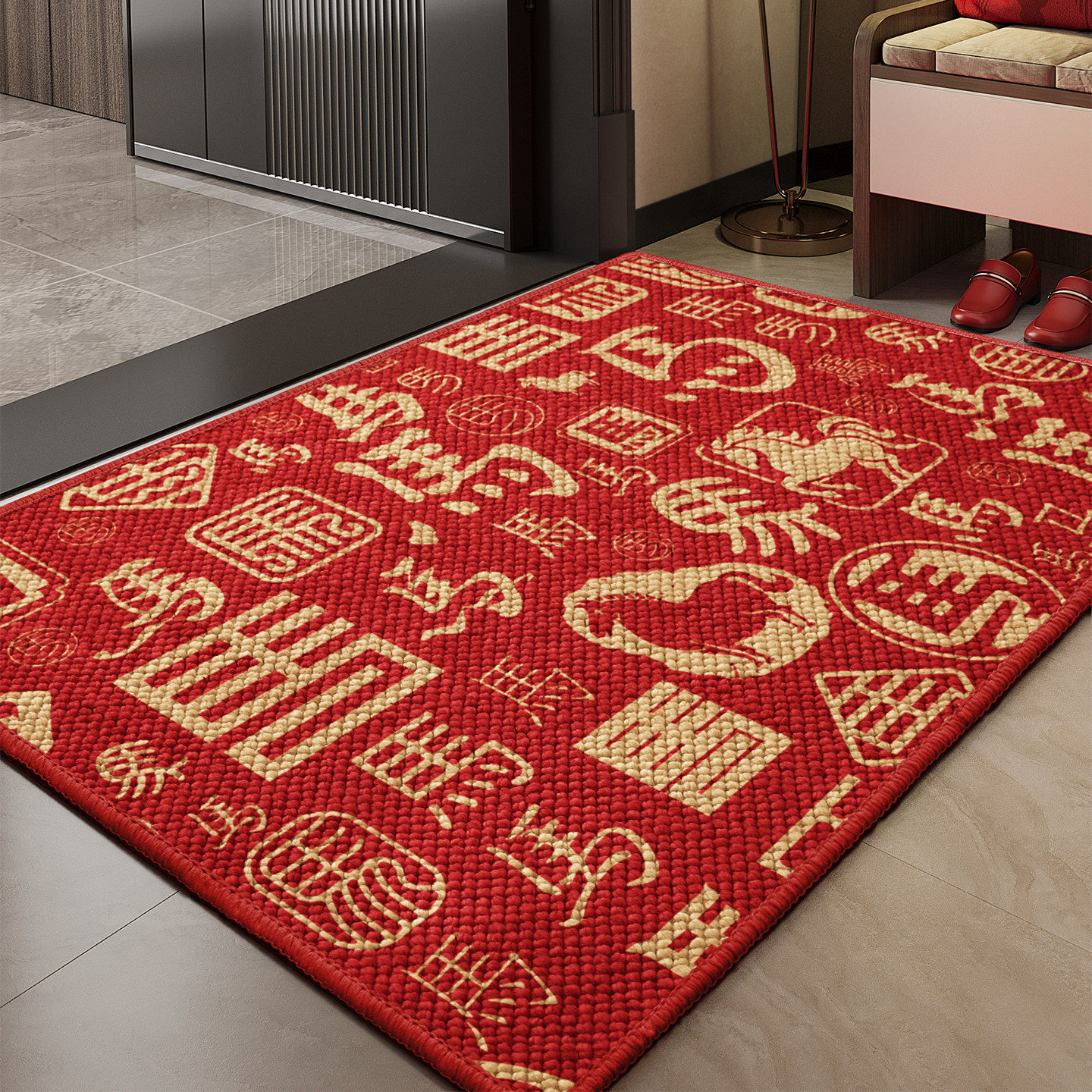 入户门地垫防滑耐磨高级感地毯