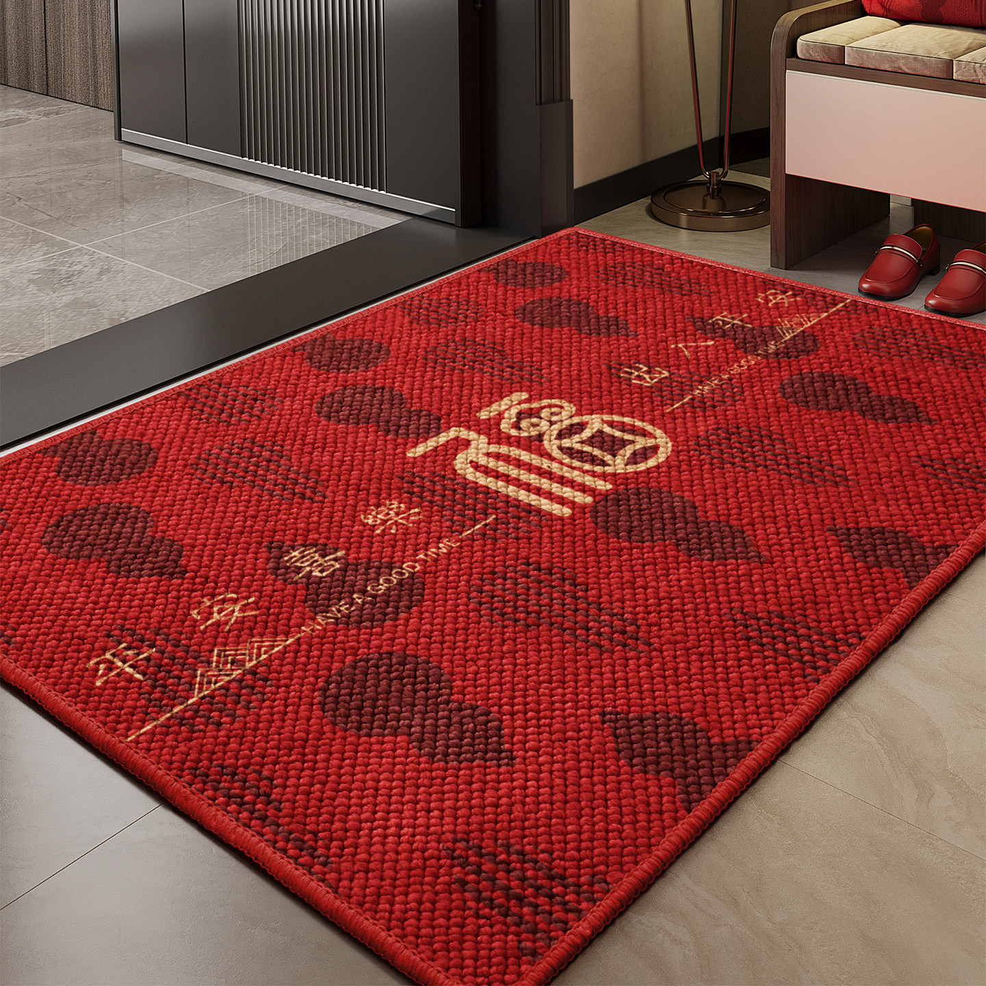 大颗粒防滑耐磨入户地垫可定制