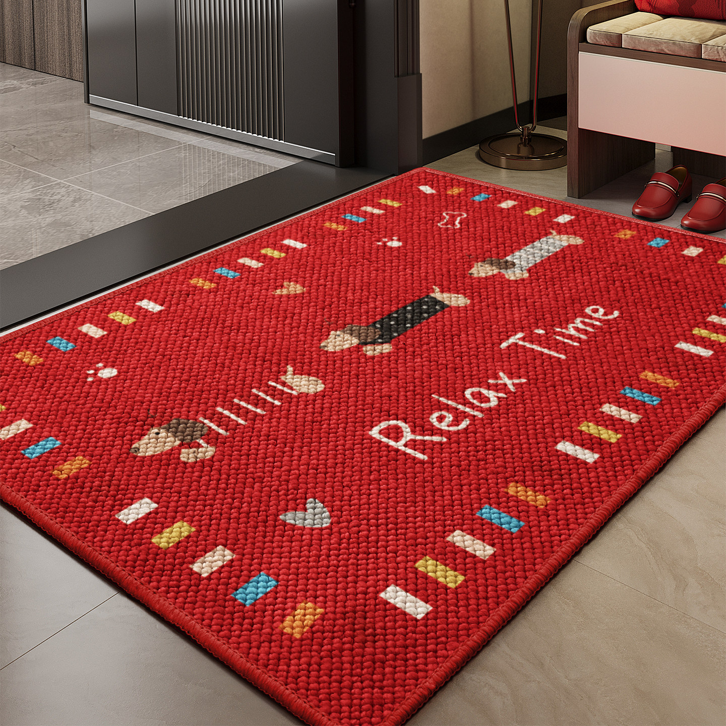 入户门地垫防滑耐磨高级感地毯