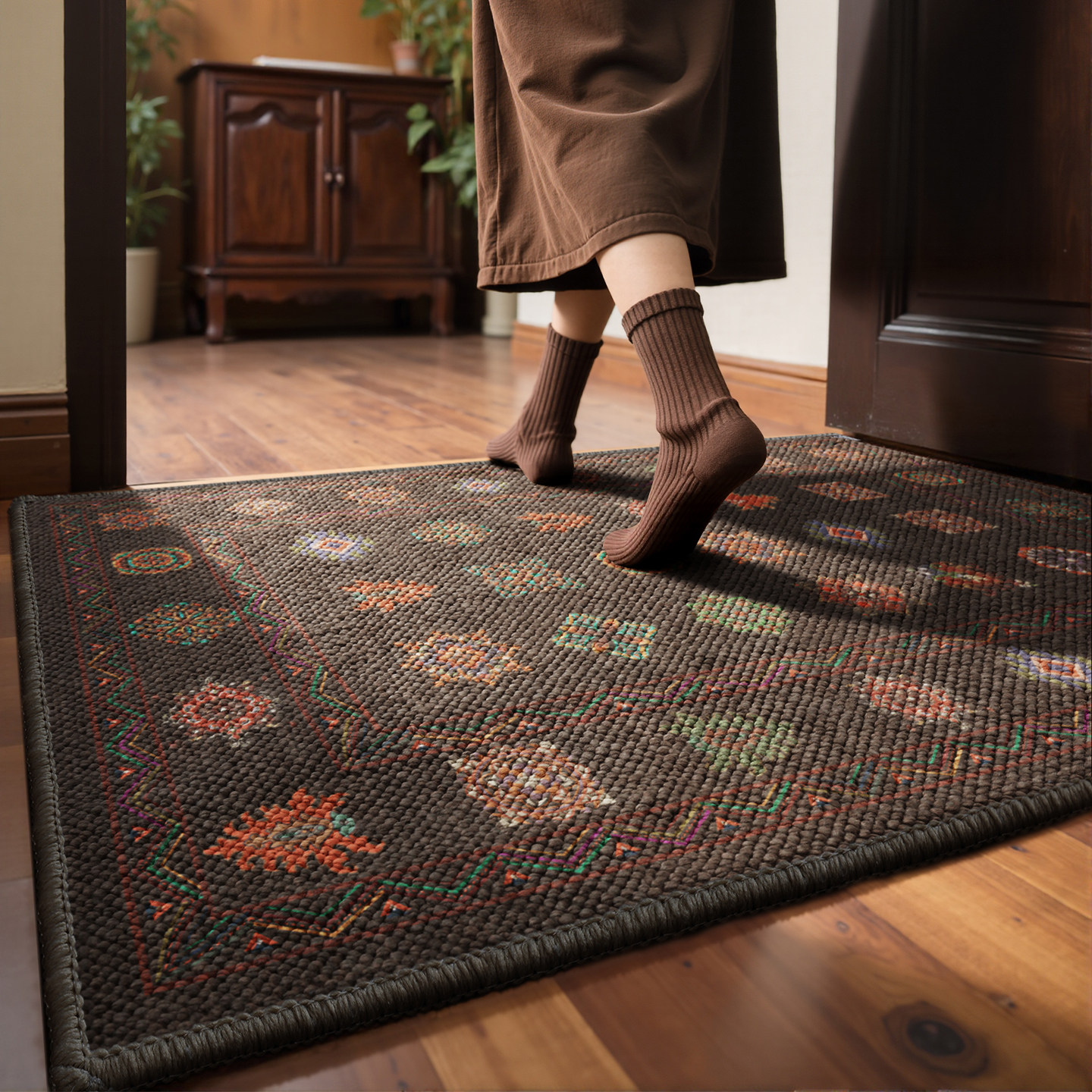 美式入户门地垫除尘防滑