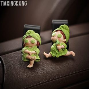卡通车载挂钩一对装 饰汽车创意车饰车内用品大全 椅背隐藏式 女生装