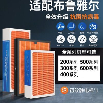 适配blueair滤网203/303/403/503/603/布鲁雅尔空气净化器过滤芯