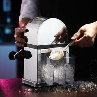 手摇碎冰机手动刨冰机 商用酒吧刨冰机 鸡尾酒冰块颗粒机沙冰器