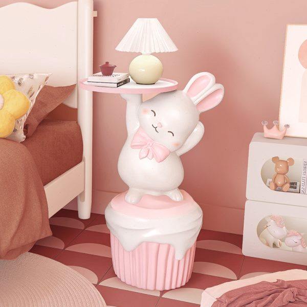 客厅落地摆件大型兔子电视床头柜沙发旁儿童房卧室托盘家居装饰品,家居饰品,落地摆件,淘宝优惠券,粉丝福利购,淘宝优惠卷