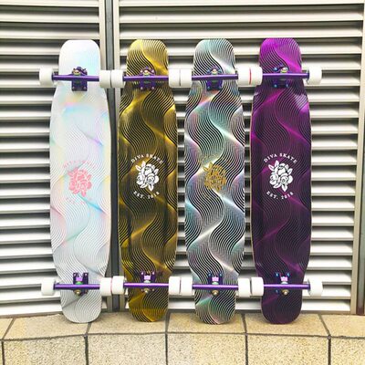 木毒雅典娜长板新手入门DIVA专业板初学者男女滑板刷街舞板DC同款