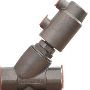 冠宇机械供应不锈钢DN15螺纹蒸汽气动角座阀 灌装机出料嘴 灌装阀