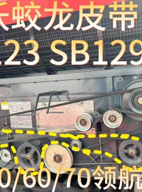雷沃RG50/60/70/80收割机配件原装大功率SB123 SB129搅龙皮带金刚