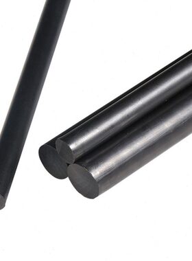 进口黑色PC+gf30板加玻纤棒PC+GF10%碳纤维板 增强PA66阻燃级材料