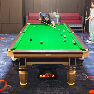Hiboy台球桌标准型中式黑8家用室内商用成人乒乓2合1桌球台球案子