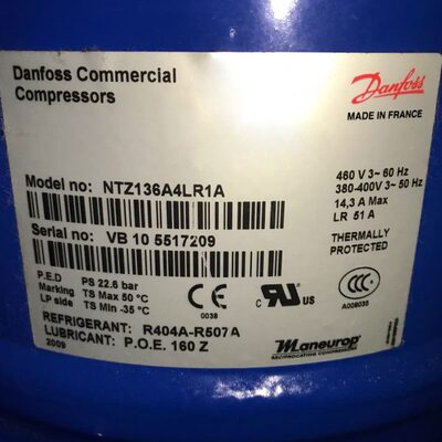 NTZ108A4LR1A全新丹佛斯压缩机NTZ136A4LR1A NTZ215 NTZ271A4LR1B