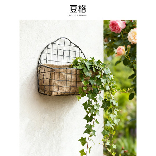 花园庭院阳台装饰花篮壁挂花盆