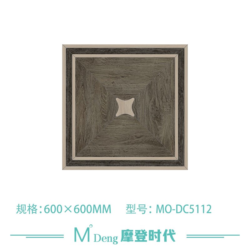 法式复古新中式仿古木o纹砖600X600客厅卧室餐厅阳台地砖哑光全瓷