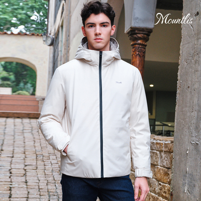 90白鹅绒男装休闲羽绒服