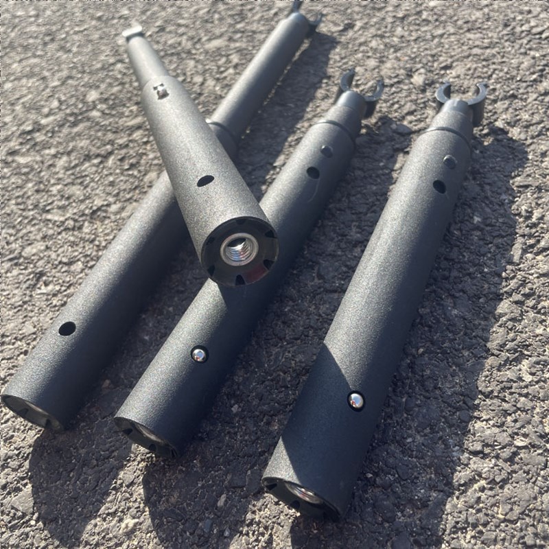 露营车升降杆可伸缩杆营地地摊摆摊车加高杆延长杆四档调节升降杆