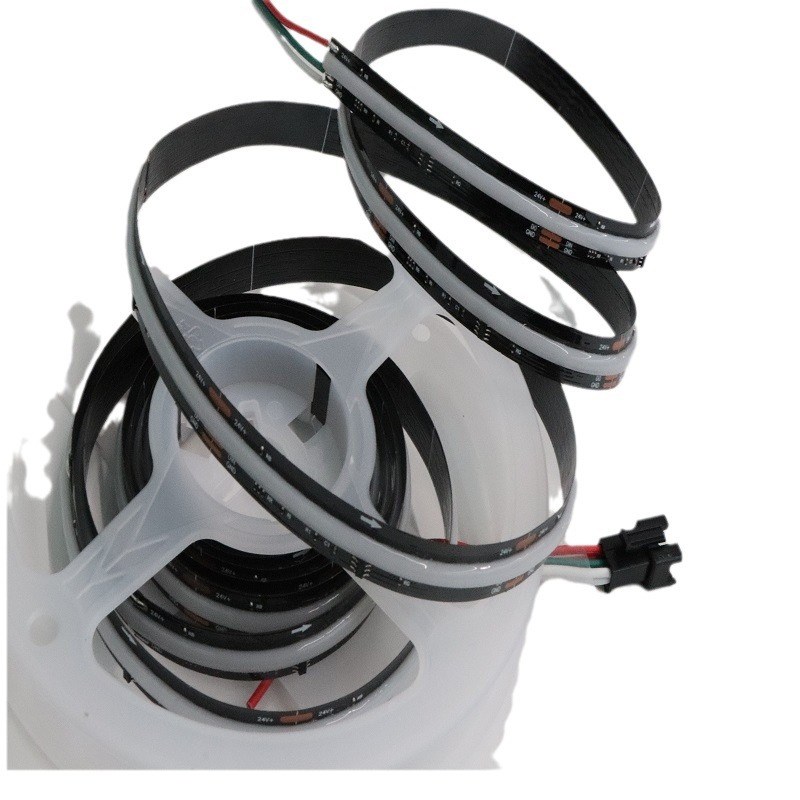 630灯幻彩COB灯带,黑板板子ws2811IC ,24v全彩流水跑马COB灯带