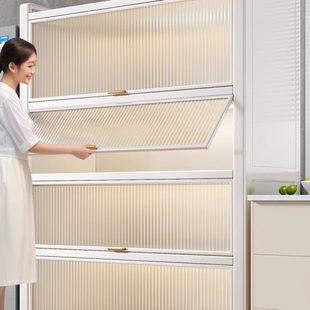 儿童柜收纳柜家用厨房置物柜客厅整理架落地多层储物柜橱柜餐边柜