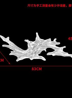 天花板顶部悬挂件装饰创意透明树脂浪花空中吊饰艺术雕塑抽象挂饰