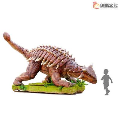 大型电动仿真恐龙拟声模拟动作主题乐园吸引游客景观互动甲龙
