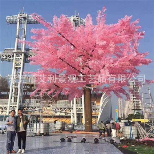 银杏树假树酒店大厅装饰树延伸型橱窗婚庆商场落地大树