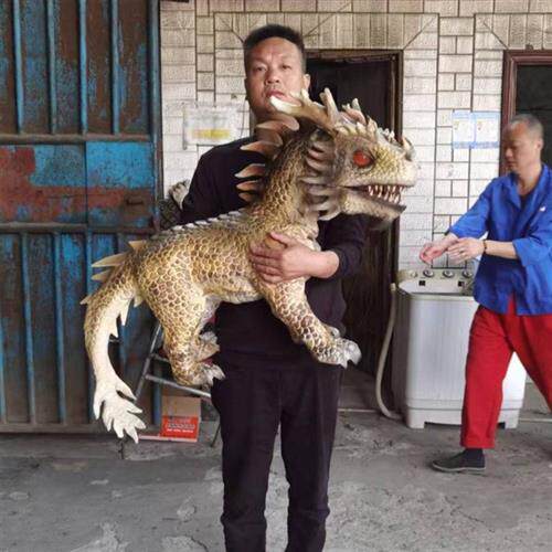 大型仿真恐龙会动拼音同款手偶霸王龙摆件景区户外发声模型厂家