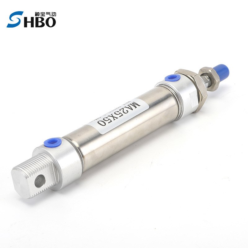 MA不锈钢迷你气缸MA20-25-50-100-150-200-300-S-CA小型气动元件