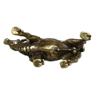 仿铜实心五牛生肖牛办公室书房桌面摆饰本命年摆件茶桌茶宠一套牛