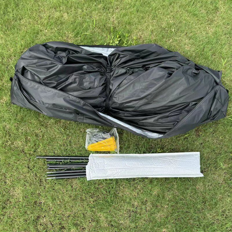 现货户外帐篷全自动便携式野营沙滩露营假双层速开免搭建车尾帐篷