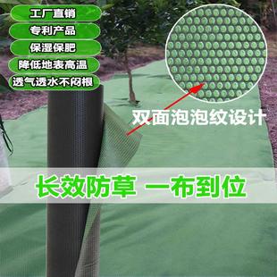 新型防草布除草布厂家直销绿黑遮草布透气保湿地布农用种植绿地膜