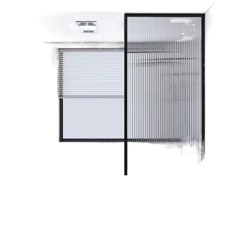 玻璃隔断不锈钢现代简约餐厅家用客厅玄关艺术卫生间屏风跨境