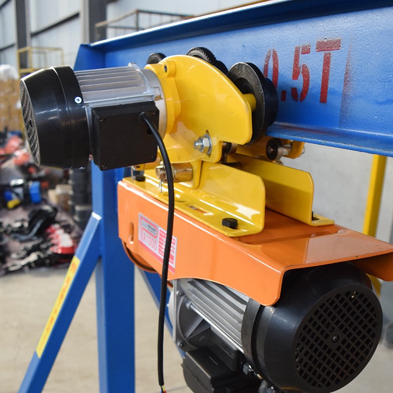 微型电动葫芦跑车家用电动手推跑车1T工字钢行车电动跑车