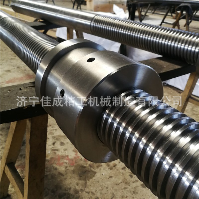 厂家加工大型梯形丝杆螺母副制作Tr300以内T型螺纹丝杠升降传动