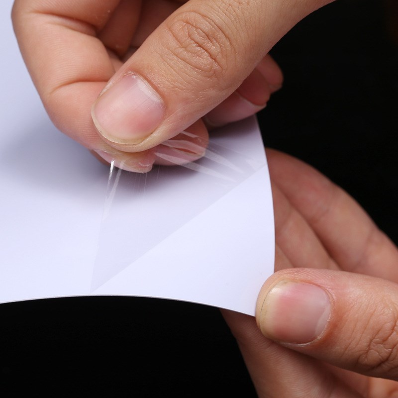 现货金兰PVC免层压证卡白卡材料200*300mmPET打印料中料散装