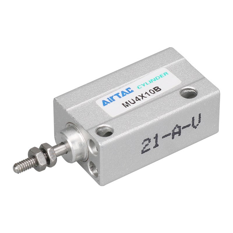 亚德客气动微型自由安装气缸MU4/6/8/10/12/16/20X5/6/8/15/20/25