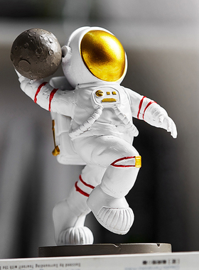 北欧创意宇航员小摆件p房间布置摆设家居现代客厅儿童房轻奢装饰