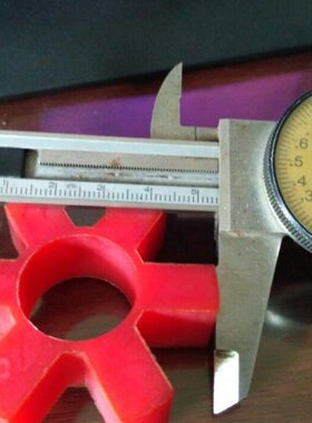 对梅花轮  六角六角24  *块胶L16MM缓冲垫轮*直角减震55联轴器垫