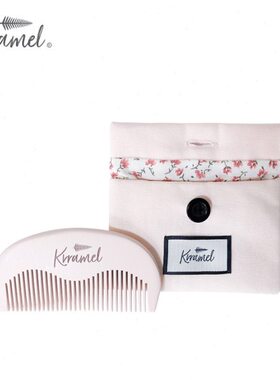 L初便携梳子R随身R生日礼物弦可爱梳刘海木梳子小EAM粉色梳K儿童