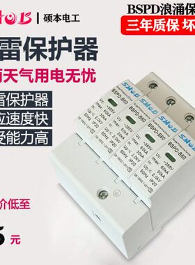 避雷电涌保护器 器家用K浪涌P0保护器38A防雷浪涌 4020一级V460