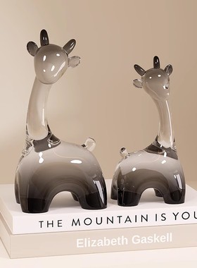 小鹿摆件家c居饰品轻奢高档客厅玄关高级感电视柜酒柜软装饰奶油