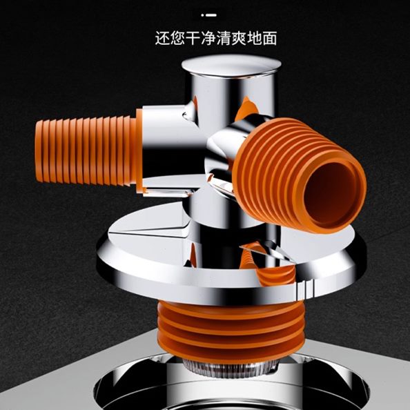 下水管三通排水管接头下水道防返臭神器三通地漏对接器三通分水器
