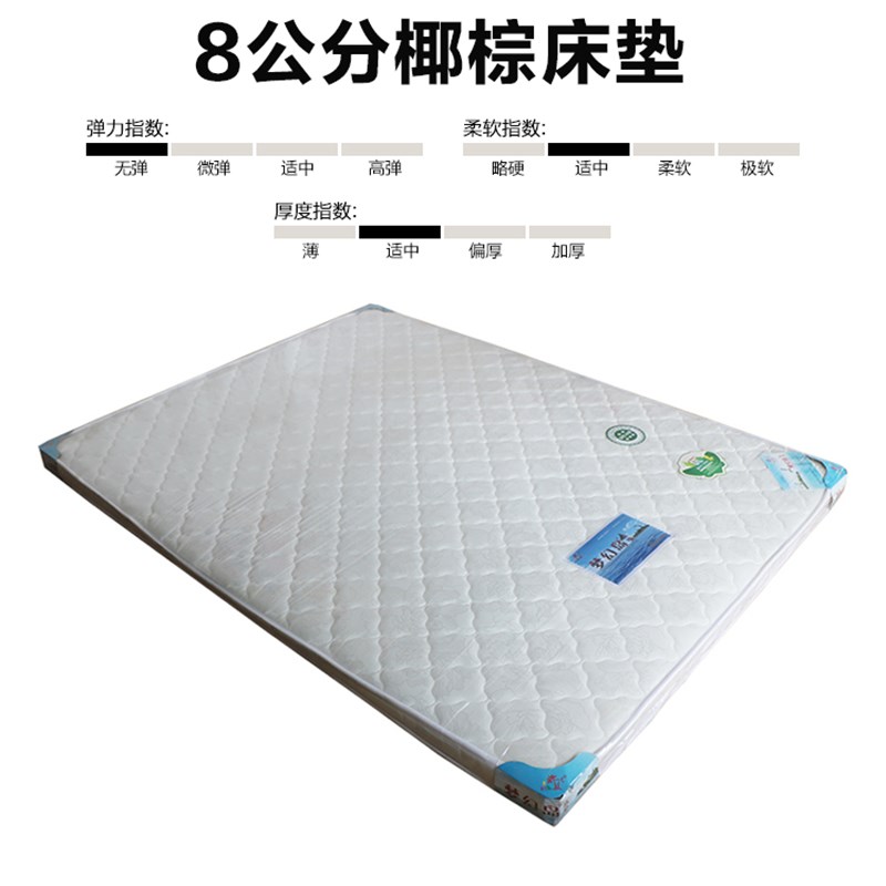 环保家用酒店经济型3oE椰棕垫1.2儿童1.5米成人1.8m双人床垫