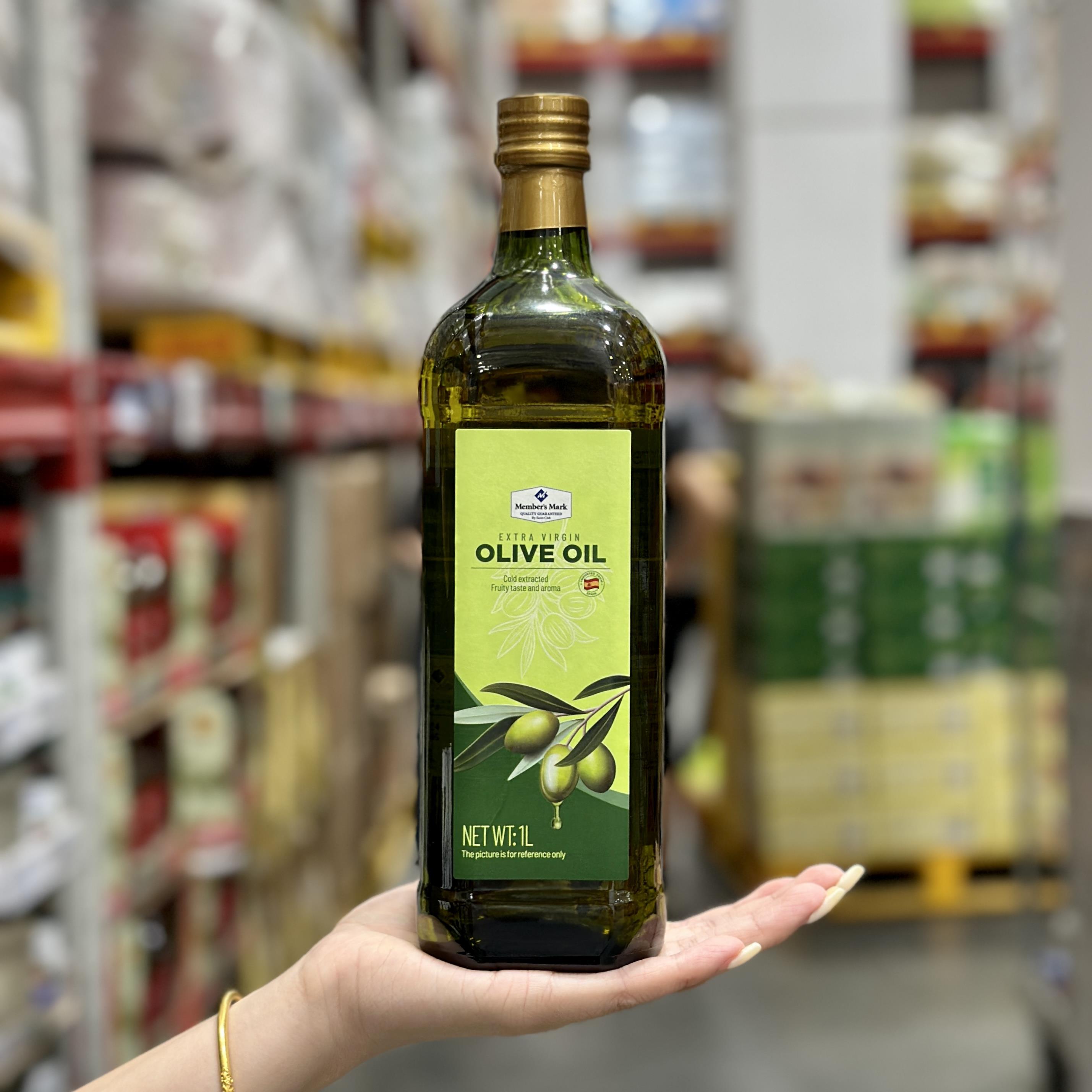 会员店西班牙进口特级初榨橄榄油1L食用油烹饪炒菜凉拌冷压榨