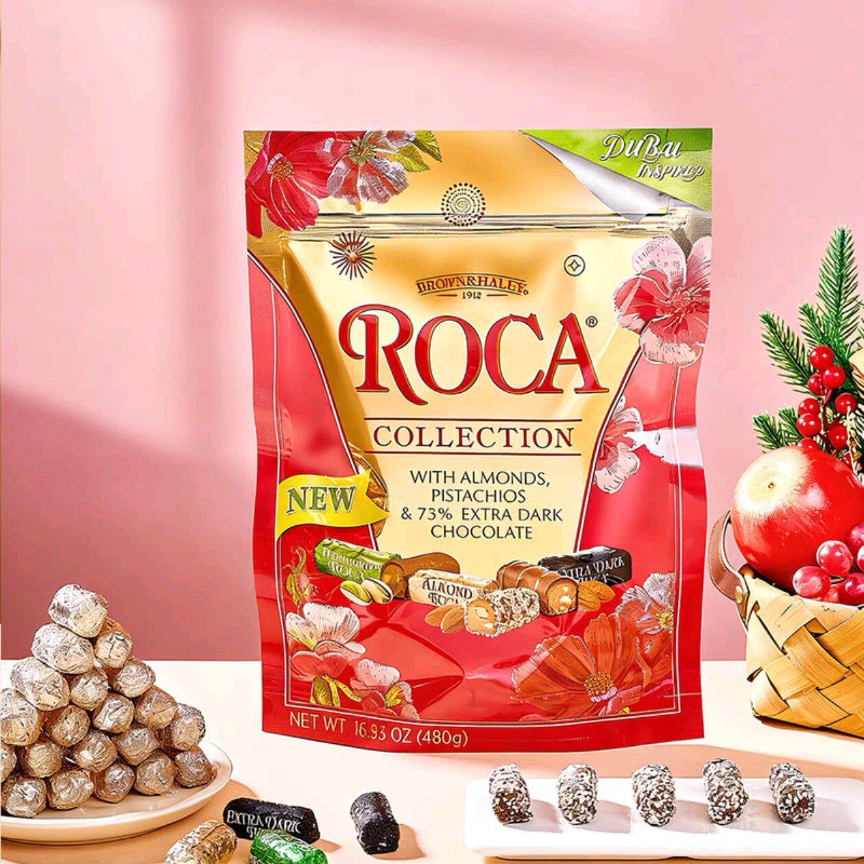 山姆代购 乐家缤纷精选巧克力味糖果480g美国进口焦香糖果三口味